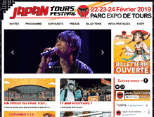 Tablet Screenshot of japantoursfestival.com
